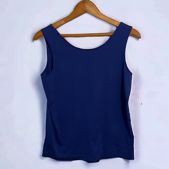Chico’s Women’s Blue Tank Top Chico’s Size 1 = US Size M - Picture 2 of 6